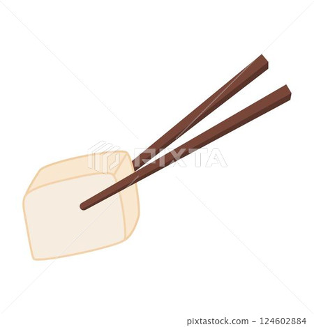 tofu dice illustration, Tofu Traditional Food Illustration tofu dice illustration, Tofu Traditional Food Illustration 124602884
