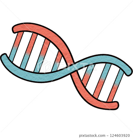 The illustration of a gene 124603920