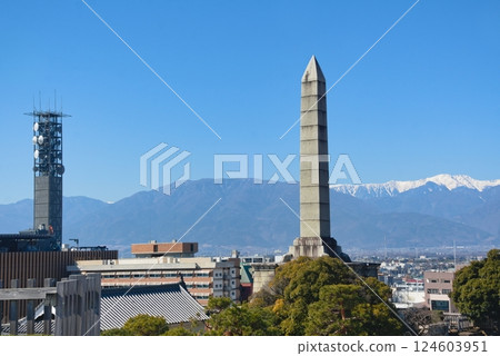 謝謝Maizuru城堡公園的紀念碑 謝謝Maizuru城堡公園的紀念碑 124603951