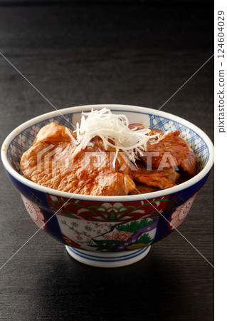 Bowl of pork Bowl of pork 124604029