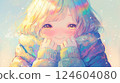 寒冷中的女孩 124604080