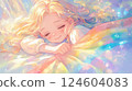 漂亮的金發女孩 124604083
