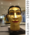 Funny face found in shopping mall in Chennai, India 124604399
