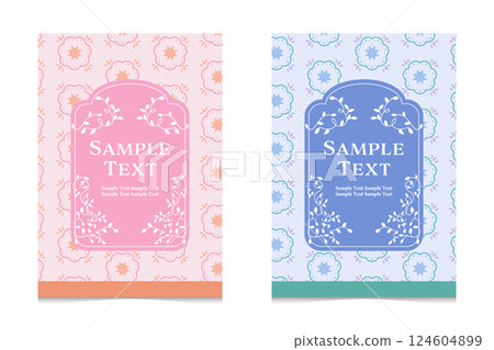 禮品卡，禮物，可愛，時尚的框架，裝飾設計 124604899