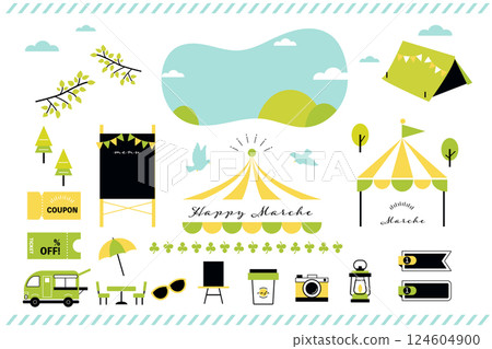 Camping, vacations, markets, Golden Week, holidays in contact with nature Camping, vacations, markets, Golden Week, holidays in contact with nature 124604900