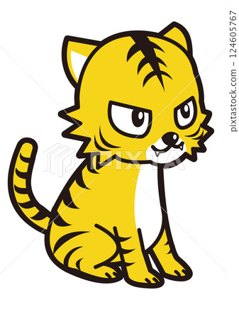 老虎漫畫插圖 老虎漫畫插圖 124605767