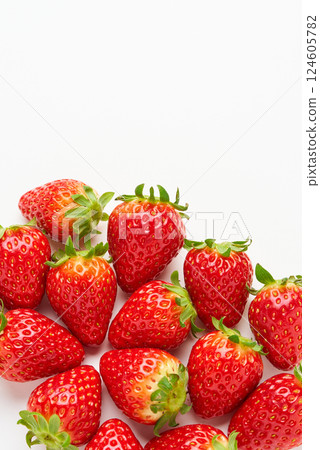 深紅色的草莓 124605782