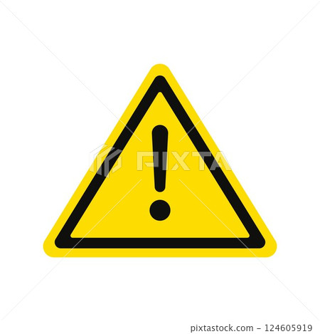 Warning Sign Hazard Alert Warning Sign Hazard Alert 124605919