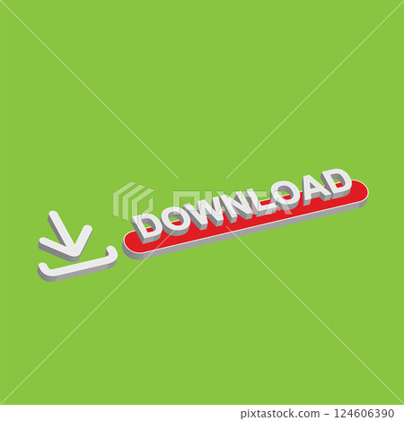3D download text design 3D download text design 124606390