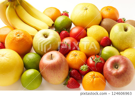 Assorted fruits and vegetables 124606963