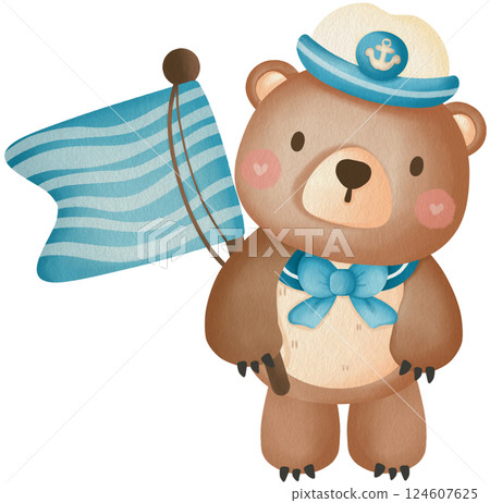 Cute Sailor Teddy Bear Clipart Nautical Baby Shower Marine Adventure Cute Sailor Teddy Bear Clipart Nautical Baby Shower Marine Adventure 124607625