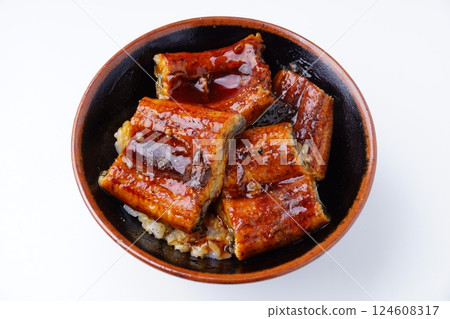 Unadon Japanese food Unadon Japanese food 124608317