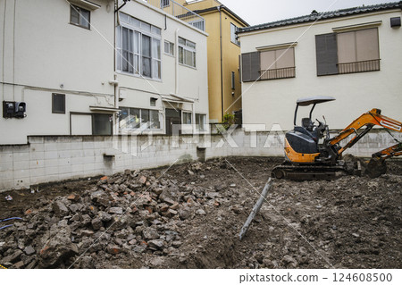 再開發、平整土地、拆除、舊住宅用地、舊址 再開發、平整土地、拆除、舊住宅用地、舊址 124608500