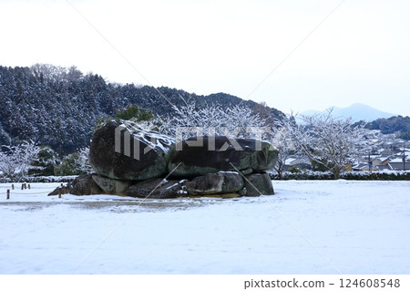 Ishibutai Tomb Snow Scene 124608548