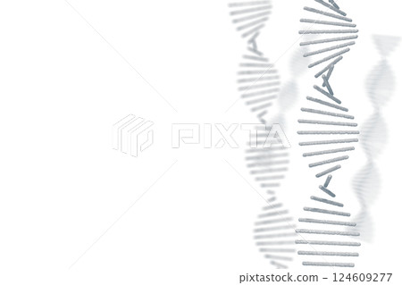 Image of double helix of DNA Image of double helix of DNA 124609277