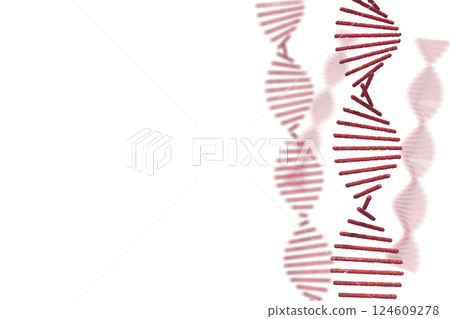 Image of double helix of DNA Image of double helix of DNA 124609278