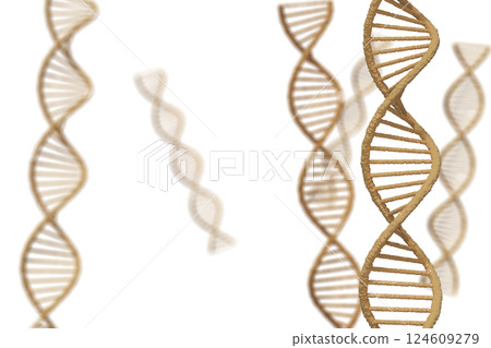 DNA 雙螺旋的圖像 124609279