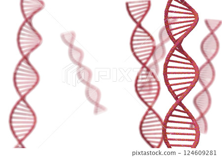 Image of double helix of DNA Image of double helix of DNA 124609281
