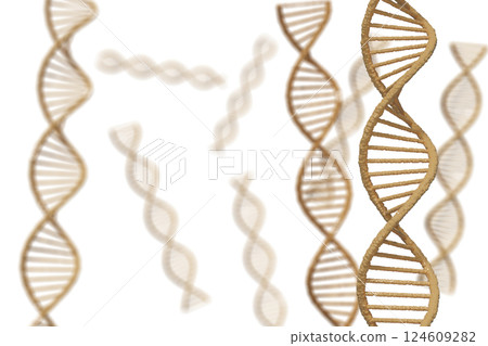 Image of double helix of DNA Image of double helix of DNA 124609282