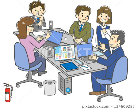 小型辦公室中的 DX 和 ABW 協作環境 124609285