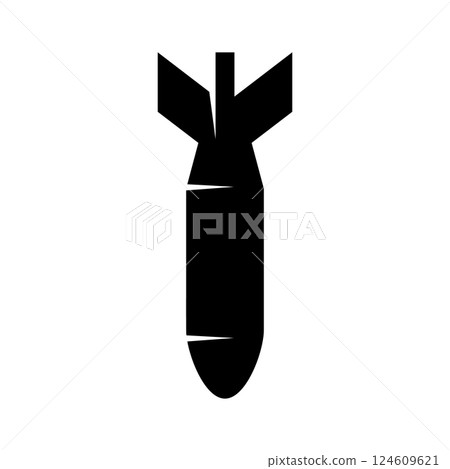 Bomb icon. Vector design element Bomb icon. Vector design element 124609621