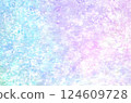 神秘、童話、奇幻的閃閃發光的漸變背景壁紙插畫紋理[粉紅色、紫色、淺藍色] 124609728