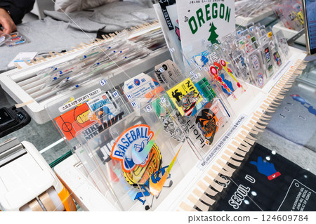 Nike Seoul patch custom, Myeongdong Street, Seoul, Korea 124609784