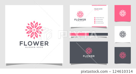 nature flower logo premium vector nature flower logo premium vector 124610314