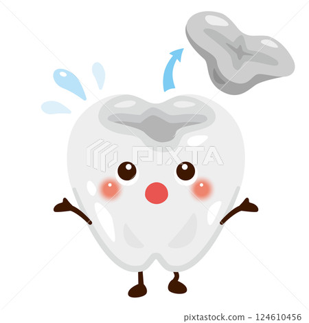 帶有可拆卸填充物的牙齒特徵插圖 124610456