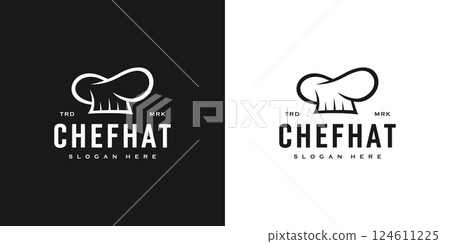 Chef Hat Logo Template vector 124611225