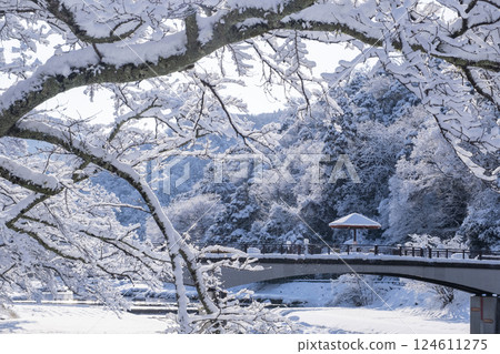 三朝溫泉雪景 三朝溫泉雪景 124611275