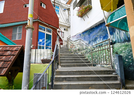 [Korea/Busan] Scenery of Shirase Culture Village (Hinyoul Culture Village) 124612026