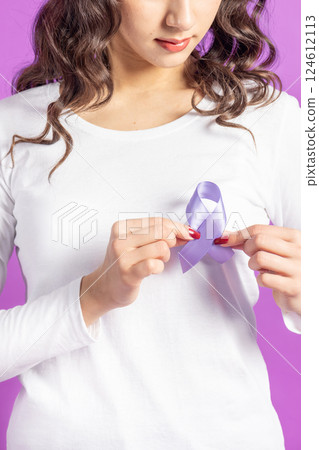 World international purple or epilepsy day concept 124612113