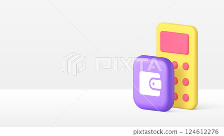 Budget balance finance money accounting calculation banner copy space vector illustration Budget balance finance money accounting calculation banner copy space vector illustration 124612276