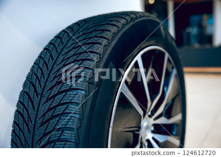 Tires for professional mechanic changing 124612720