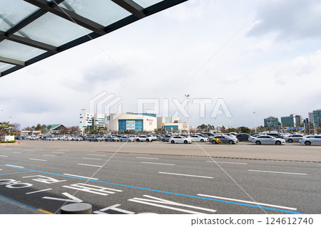 金浦國際機場，韓國首爾國內航廈的戶外景觀 124612740