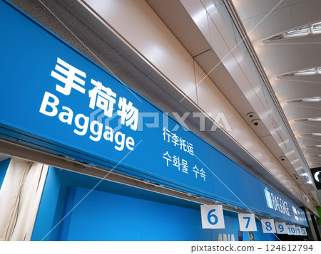 羽田機場 2 號航站樓，自助行李托運機，東京 124612794