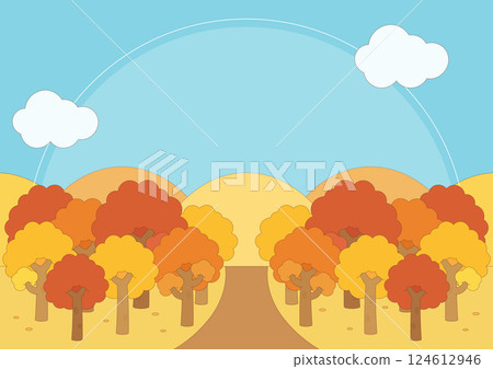 fall forest scenery frame 2 fall forest scenery frame 2 124612946