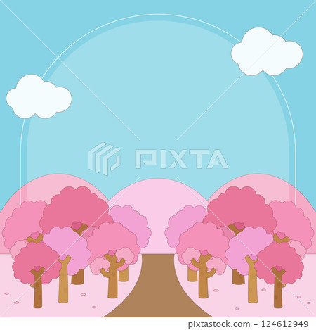 spring forest scenery frame 1 spring forest scenery frame 1 124612949