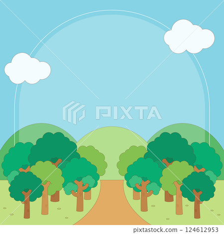 summer forest scenery frame 1 124612953