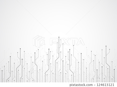Abstract background with technology circuit board texture. Electronic motherboard illustration. Communication and engineering concept. Vector illustration Abstract background with technology circuit board texture. Electronic motherboard illustration. Communication and engineering concept. Vector illustration 124613121