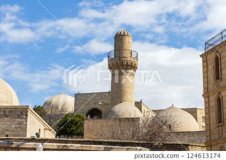 Minaret of the Shahs Mosque with an inscription naming Khalil Ullah I Minaret of the Shahs Mosque with an inscription naming Khalil Ullah I 124613174