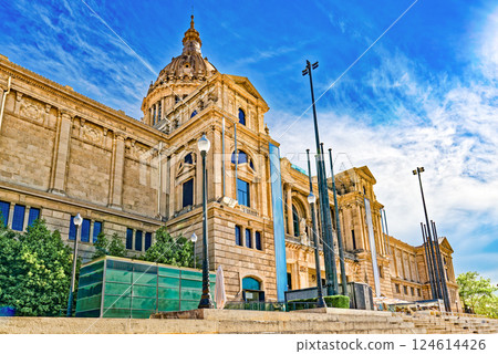 National Museum of Catalunia,Placa De Espanya Area. Barcelona. 124614426