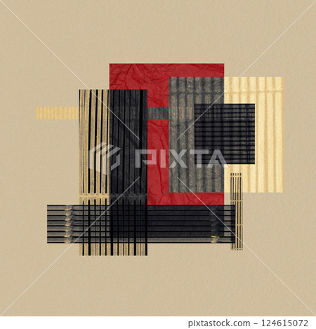 Abstract illustration background of rectangle geometric shapes Abstract illustration background of rectangle geometric shapes 124615072