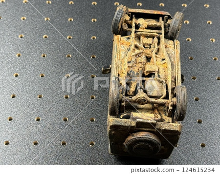 Rusty car jeep 124615234