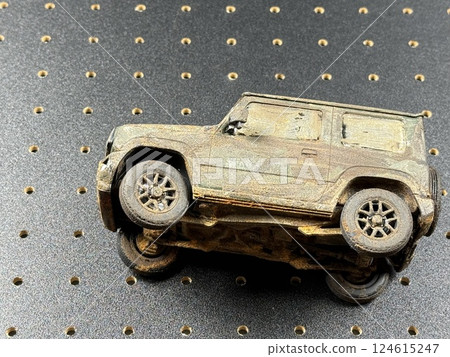 Rusty car jeep 124615247