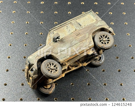Rusty car jeep 124615248