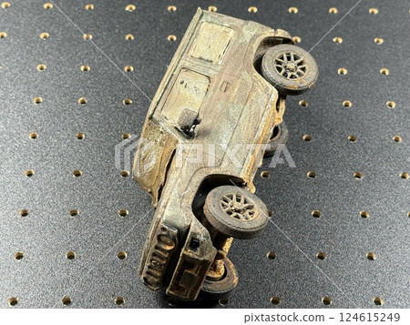 生鏽的汽車吉普車 生鏽的汽車吉普車 124615249