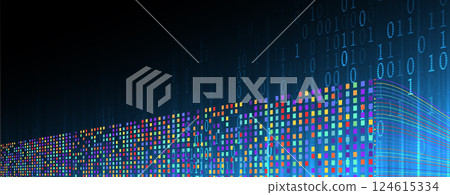 Neural network and data science technology background 124615334