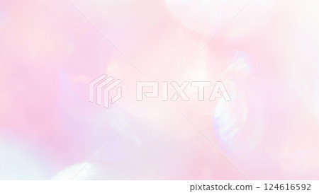 Beautiful pink gradation bokeh background material, soft glittering pastel colors 124616592